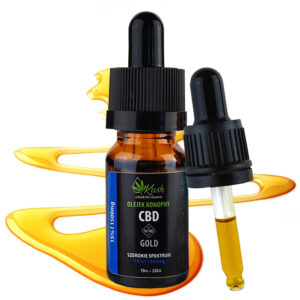 15% olejek KONOPNY CBD | GOLD PREMIUM | DESTYLAT | CBG CBN THC FREE
