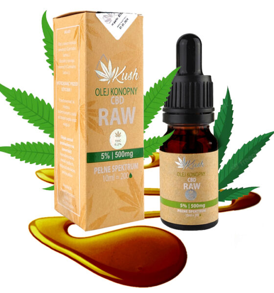 5% olejek KONOPNY CBD | THC CBC CBG CBN | RAW | FULL SPECTRUM