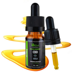 5% olejek KONOPNY CBD | GOLD PREMIUM | DESTYLAT | CBG CBN THC FREE