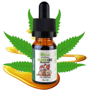 10% olejek KONOPNY CBD | dla Psa Kota | RAW FULL SPECTRUM