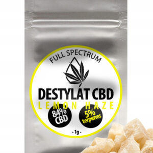 Destylat CBD 84% + 5% terpenów | LEMON HAZE | 1g