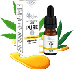 40% olejek KONOPNY CBD | PURE | Izolat CBD | THC FREE