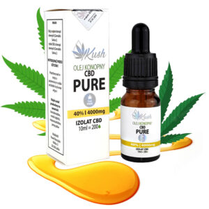40% olejek KONOPNY CBD | PURE | Izolat CBD | THC FREE