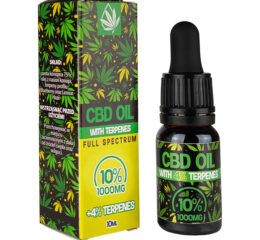 10% olejek KONOPNY CBD + TERPENY | THC CBG | RAW Full Spectrum