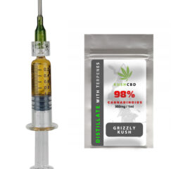 98% LIQUID destylat H4CBD CBN CBG CBC THCV | GRIZZLY KUSH | Full Spectrum