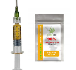 98% LIQUID destylat H4CBD CBN CBG CBC THCV | ORANGE SKUNK | Full Spectrum