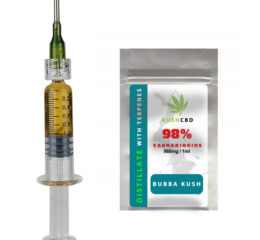98% LIQUID destylat H4CBD CBN CBG CBC THCV | BUBBA KUSH | Full Spectrum