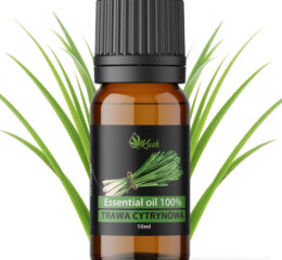 100% Naturalny Olejek Eteryczny | TRAWA CYTRYNOWA | AROMATERAPIA | 10ml