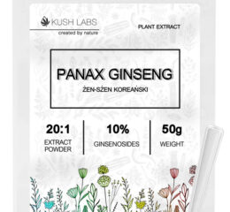 PANAX GINSENG - Żeń-szeń Koreański | EKSTRAKT 20:1 | 50G