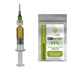 71% LIQUID destylat CBD+CBN | THC | TROPICANA BANANA | Full Spectrum