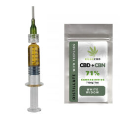 71% LIQUID destylat CBD+CBN | THC CBG | WHITE WIDOW | Full Spectrum